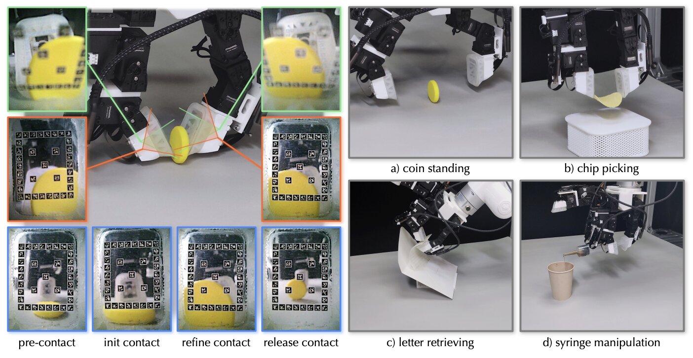 FingerEye Sensor Fuses Touch and Vision for Dexterous Robot Manipulation